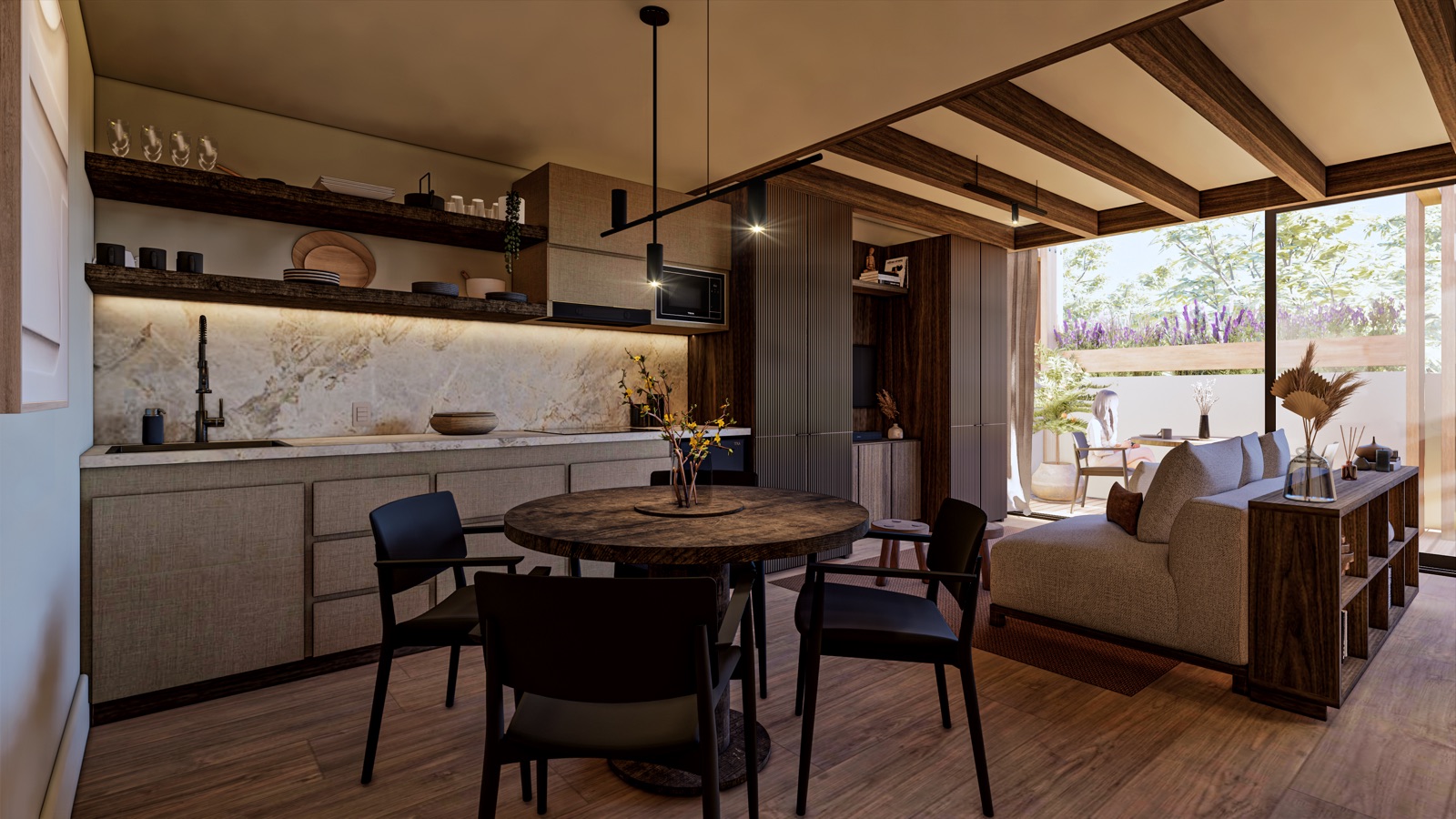 Casa Colima — interior render
